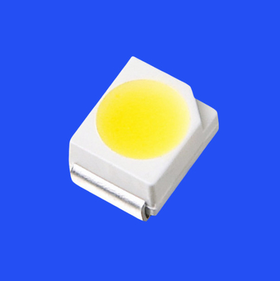 SMD3528 3.5x2.8mm SMD एलईडी डायोड सफेद रंग 6000-6500K 7-9LM 120 डिग्री स्पष्ट लेंस